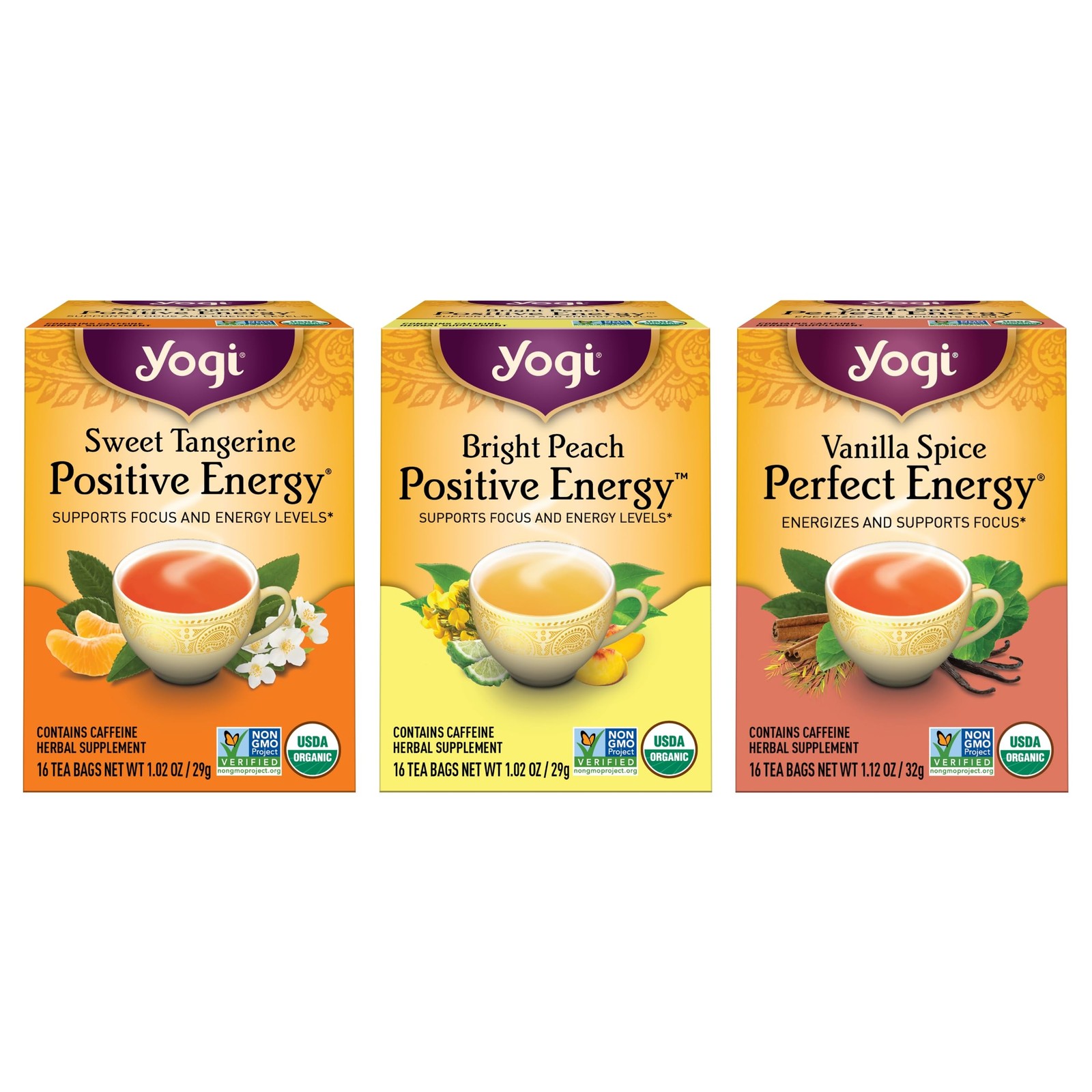 Energy Variety (3 Pack) Organic Sampler - Easter Basket & Te