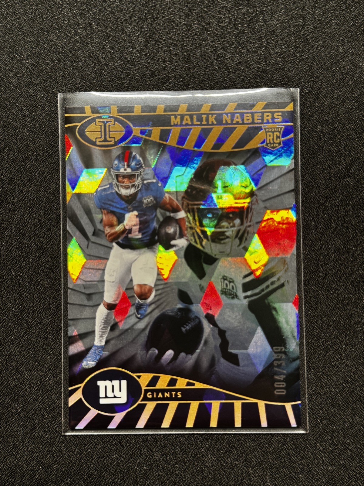 2024 Panini Illusions Trophy Collection Cubic 4/399 Malik Nabers #66 Rookie RC