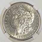 1886 S Morgan "UNC/BU"🔥C-PICS 👀 / BETTER DATE, SCARCE, RARE / 🛑750K  💥 ✅