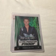 Leaf Pop Century 1/1 Pre-Production Proof Robin Thicke Non-Sport Trading Card
