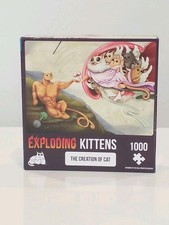 Exploding Kittens The Creation of Cat 1000 Piece Jigsaw Puzzle 2022 New Sealed