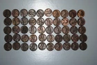 1 roll of 1944 D  Lincoln cents  EF AU RL43