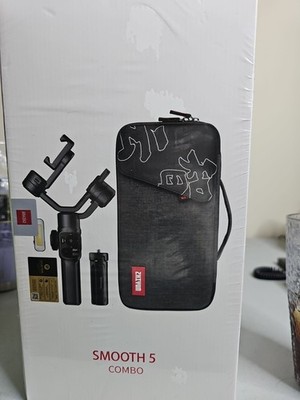 Zhiyun Smooth 5 Combo Kit 3-Axis Gimbal Stabilizer for iPhone Android, 