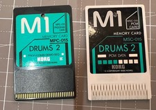 Korg PCM Data Memory Program Card MSC-015 MPC-015 Set Drums 2