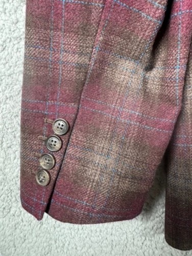 Eddie Bauer Blazer Womens Size 20 Wool Plaid 2 Button Casual Formal NWT - Picture 8 of 13
