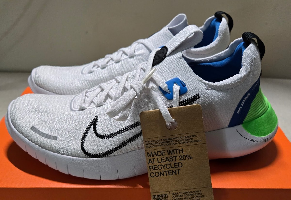 Nike Sportswear Men's Free Rn Flyknit Running Shoe White Nike