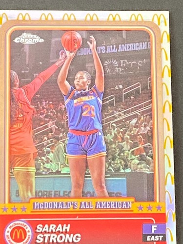 Sarah Strong 2024 Topps Chrome McDonald's Logo Refractor #10 - 第 3/10 張圖片