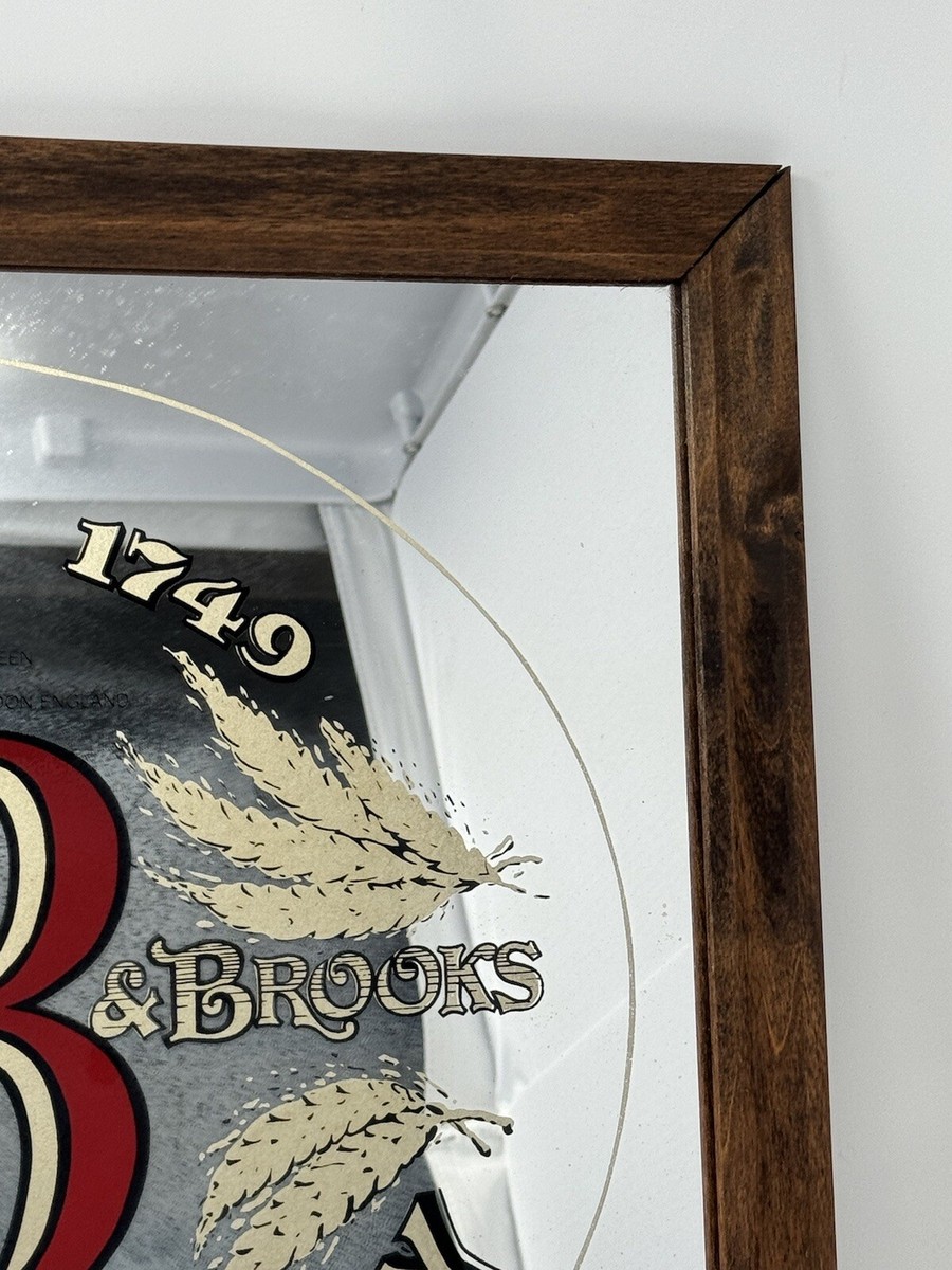 J&B Scotch Whiskey Mirror Bar Man Cave Advertising Vintage J&B Scotch Whiskey Mirror Bar Man Cave Advertising Vintage