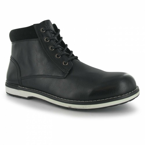 Lee Cooper Contrast Boots Shoes Lace Up 