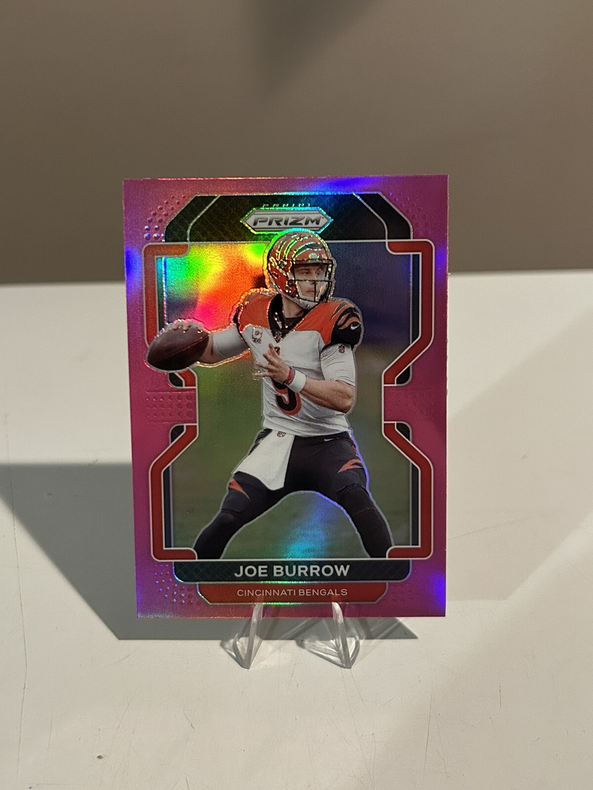 2021 Panini Prizm Joe Burrow Pink Prizm Bengals #273