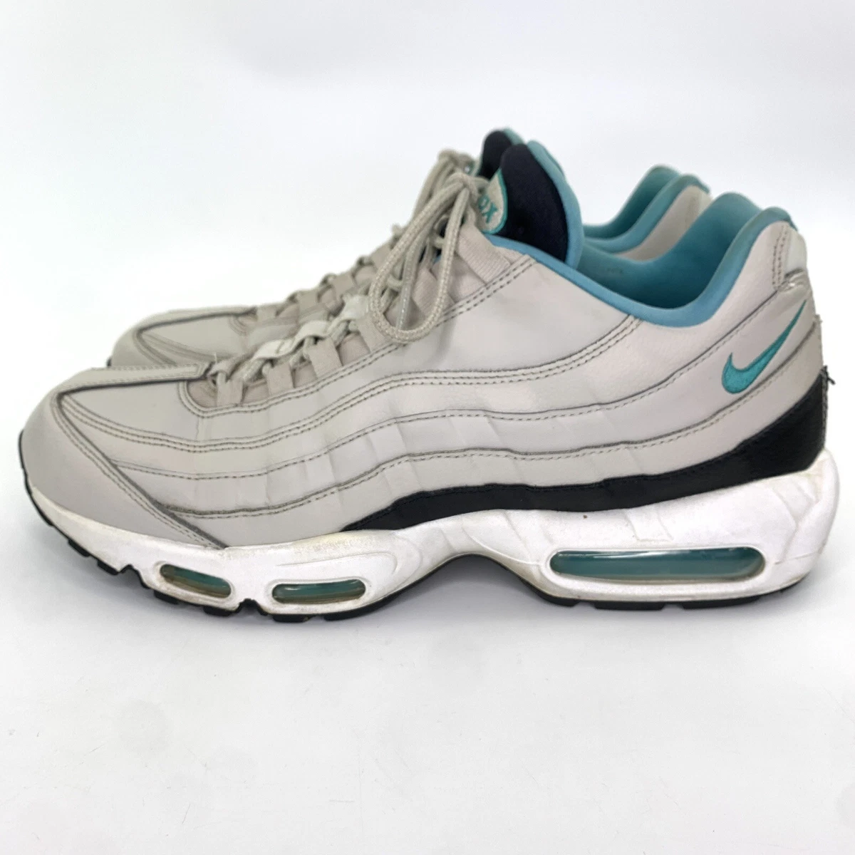 Nike Air Max 95 Light Bone Sport Turquoise Shoes 749766-027 Mens 