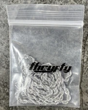 Thryfty Rope CHAIN Necklace 20” - SILVER - *NEW*