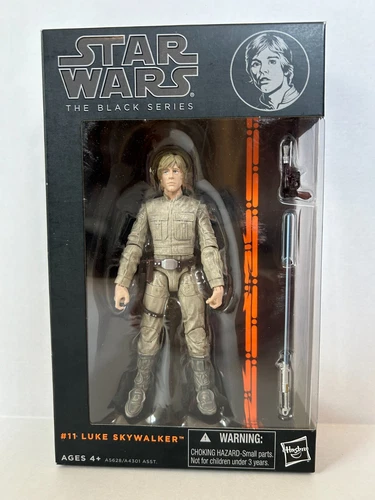 STAR WARS Black Series Luke Skywalker #11 Orange Line 6" Action Figure (2013)