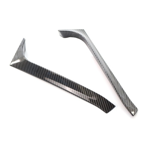 Carbon Fiber Texture Rear Window Spoiler Canard Splitter For VW Golf GTI 09-13 - Picture 7 of 10
