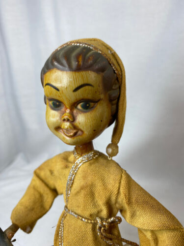 Mid Century 60's Vintage Tilso Pixie Elf Gypsy Weird Blow Mold Figure Hong Kong - Picture 6 of 19