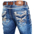 Cipo & Baxx Princeton CD287 Jeans Uomo - Vestibilità Perfetta Con Cuciture Spesse, Varie Taglie (Lunghezza 32/34, Vita 29-42)