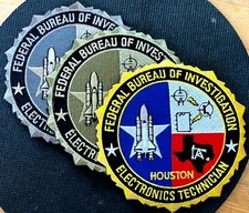 FBI - Houston Field Office - Electronics Technician SecondGEN FC/BG/OD SET patch