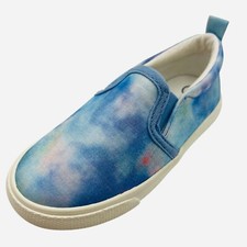 Toddler Girls' Keagan Blue Slip On Sneakers Subtle Shine Low Top Cat  Jack New