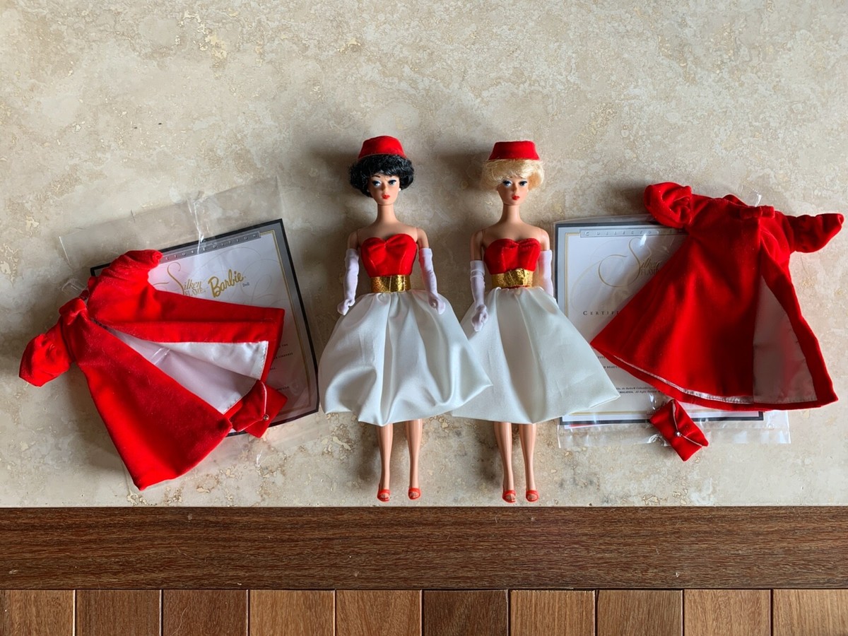 1962 Reproduction Barbie Dolls Lot Silken Flame Brunette Blonde