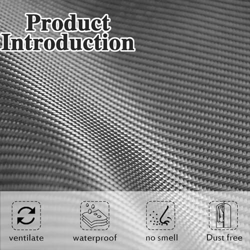 Fafish Dress Bags for Gowns Long,45'' Garment Bag Suit Bag for Closet