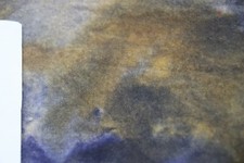 Farm Stone RUG HOOKING WOOL HAND DYED "Fat" 1/8 yd brown yellow blu Spotted Cur