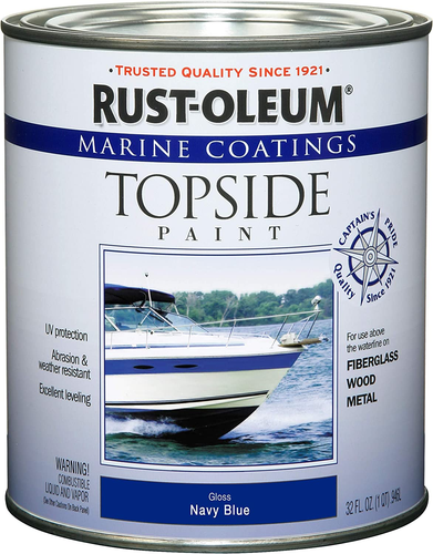 , Navy Blue, 207002 Marine Topside Paint, 1-Quart, 32 Fl Oz (Pack of 1), 11 - Picture 8 of 12