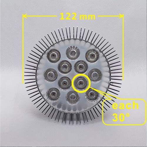 36W PAR38 415nm~420nm Purple UV LED Lamp Spot Light Bulb Curing Aquarium E26 E27 - Picture 2 of 6