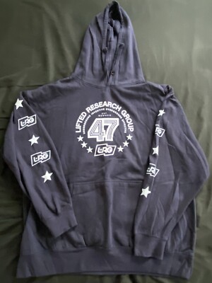LRG Lifted Research Mens Size 2XL Hoodie Pullover Sweatshirt Streetwear