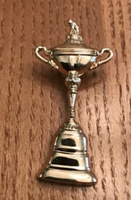 Undated RYDER CUP Golf Trophy LAPEL PIN 2” New!