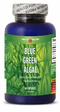 natural organic non-gmo - BLUE GREEN ALGAE 500MG - immune 1 Bottle 60 Capsules