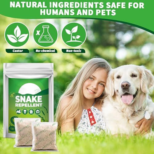 10Pouches Natural Snake Repellent for Yard Powerful, Snakes Repellent