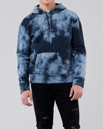 Hombres Hollister Sudadera con Capucha Forro Polar Bordado Logo M L XL Tie  Dye | eBay