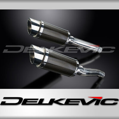 Triumph Trident 750 1994-1998 Slip On 8'' Round Carbon Exhaust Muffler Kit