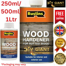 Rustins Wood Hardener - extends the life of rotted wood - 250ml , 500ml ,1 Liter
