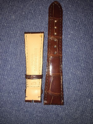 Patek Philippe brown crocodile strap loop 20mm NEW | eBay