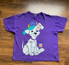 101 Dalmatians Vintage 90  s Disney Cartoon Movie Promo T-shirt