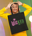 Wicked Shopper Cotton Tote Bag Shoulder Totes, Promotional Tote Black Pink Green