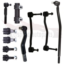 10pcs For 2000-2004 Ford F-250 F-350 Suspension Ball Joint Tie Rod Sway Bar Link