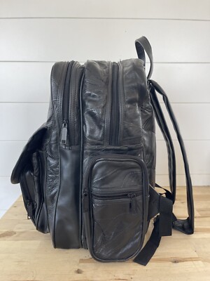 Pioneer Express Vintage, Reto, bag, black leather Backpack Pioneer Express Vintage, Reto, bag, black leather Backpack