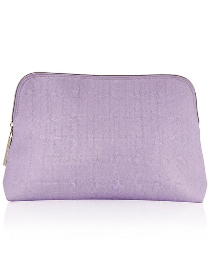 Lancome Lavender Makeup-bag with silver hardware, zippered & lining,New &SEALED! - Picture 6 of 6