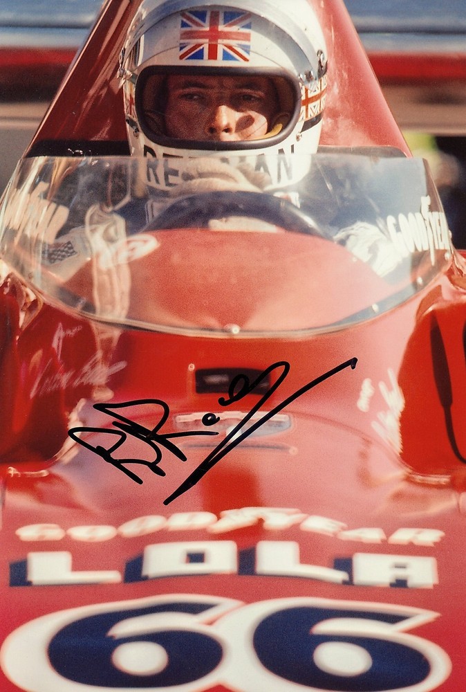 Brian Redman Le Mans Driver Hand Signed 12x8 Photo Autograph BI