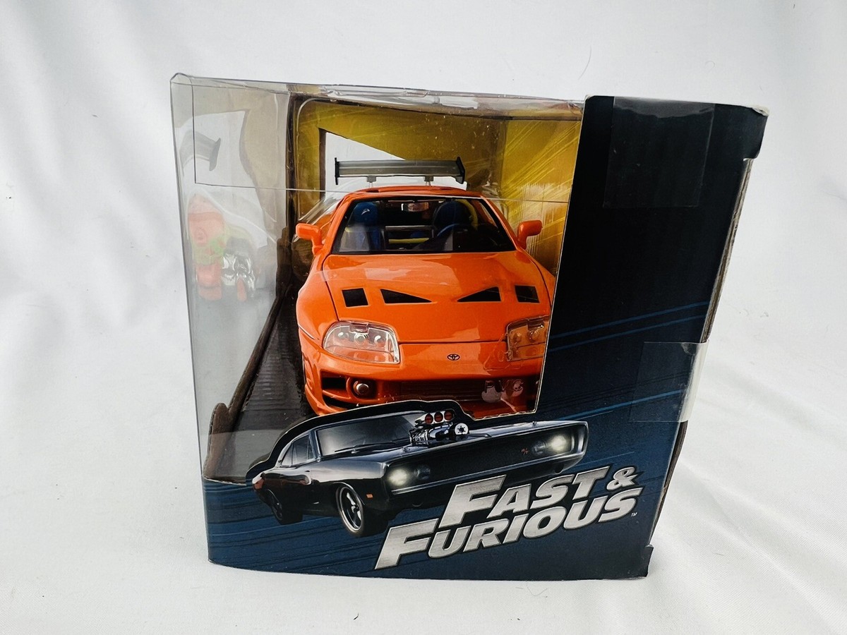 Jada Toys 1/24 Toyota Supra 1995 Orange - Fast & Furious Brian, Neuve