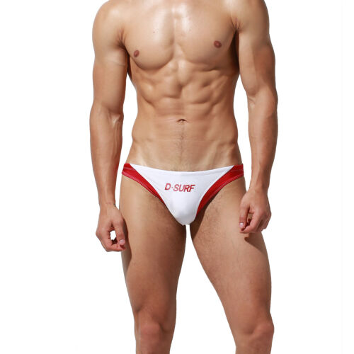 2022 Men's Low waist Swimwear SwimSuit sunbathing Swimming Briefs D-surf - Picture 17 of 20