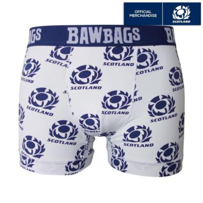 Coole De Sacs Bawbags Original Boxershorts - Schottland Rugby Away 4 Größen (M, L,