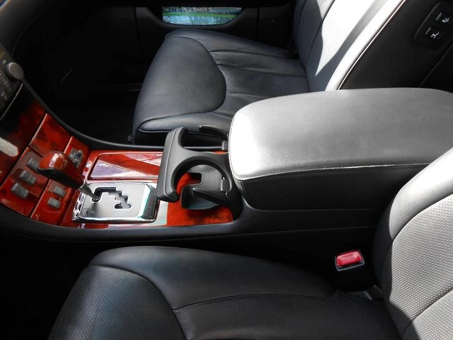Lexus LS430 2001-2006 Console central frontal genuíno preto porta-copo usado pelo fabricante - Imagem 2 de 4