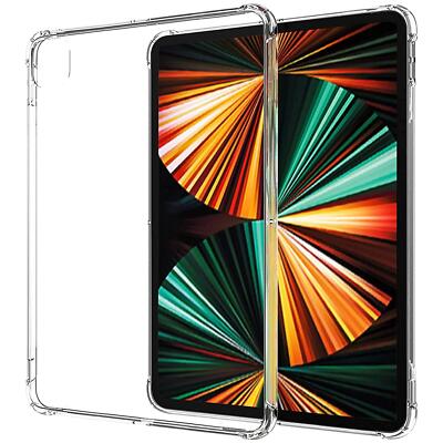 Schutzhülle für Apple iPad Pro 13 2024 Silikon Hülle Case Tasche Transparent
