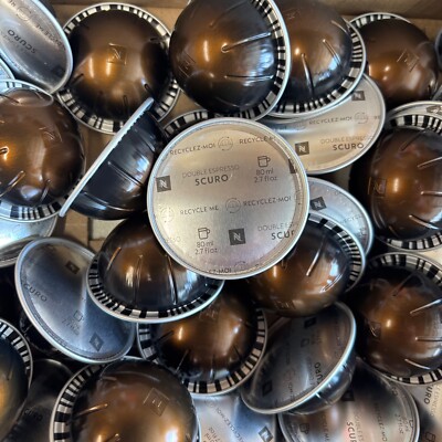 Nespresso Vertuo Double Espresso Scuro Dark Roast Espresso Coffee 100ct LOOSE