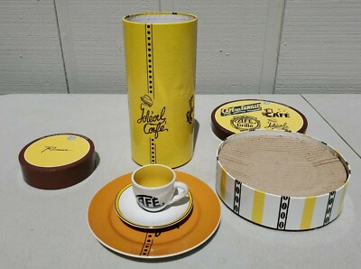 12 PIECE ROSANNA CAFE ESPRESSO DESSERT CAKE SET FOR 4 PERSONS 
