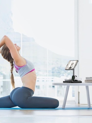 Wireless Charger 3 in 1 Mag-Safe Charger Stand 15W Fast Charging Station w QC3.0 - Picture 5 of 8