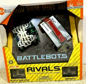hexbug battlebots witch doctor and bronco